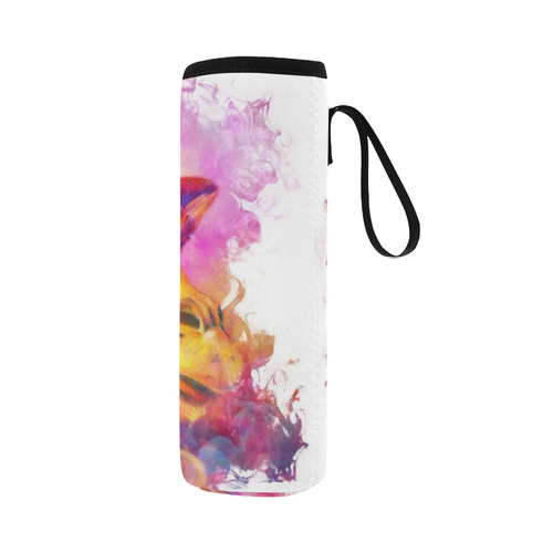 Painterly Animal - Giraffe 1 by JamColors Neoprene Water Bottle Pouch/Large