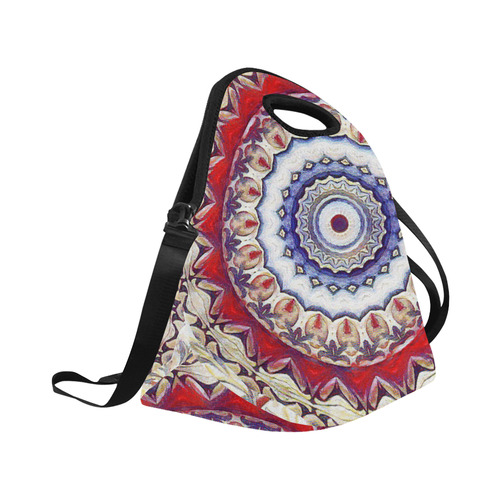 X-Mas Romantic Mandala Neoprene Lunch Bag/Large (Model 1669)