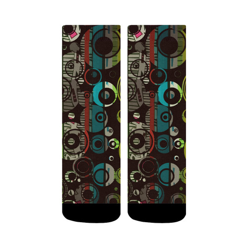 Circles texture Crew Socks