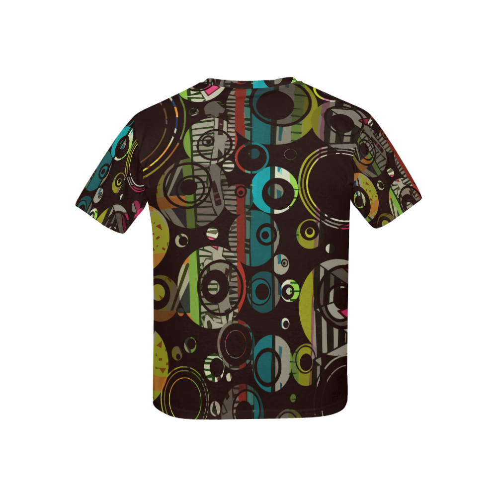 Circles texture Kids' All Over Print T-shirt (USA Size) (Model T40)