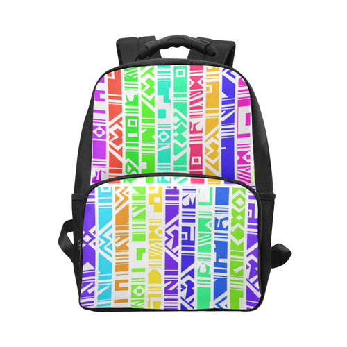 Colorful stripes Unisex Laptop Backpack (Model 1663)