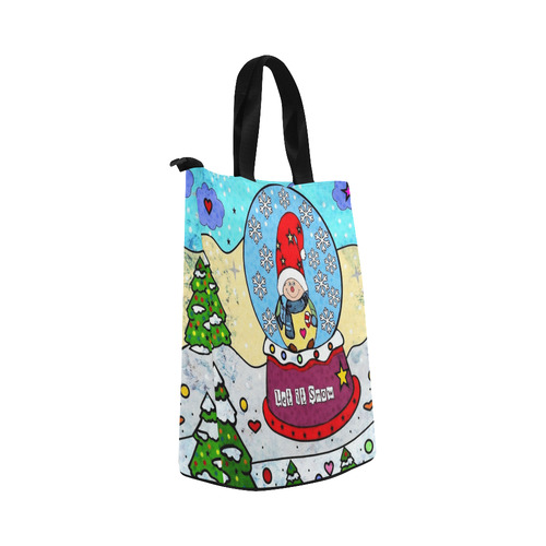 Let it Snow by Nico Bielow Nylon Lunch Tote Bag (Model 1670)