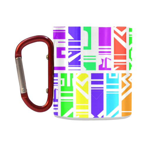 Colorful stripes Classic Insulated Mug(10.3OZ)