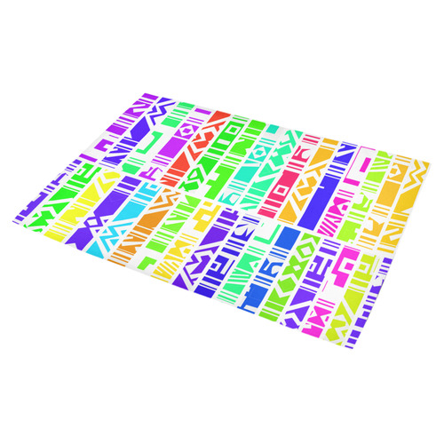 Colorful stripes Azalea Doormat 30" x 18" (Sponge Material)