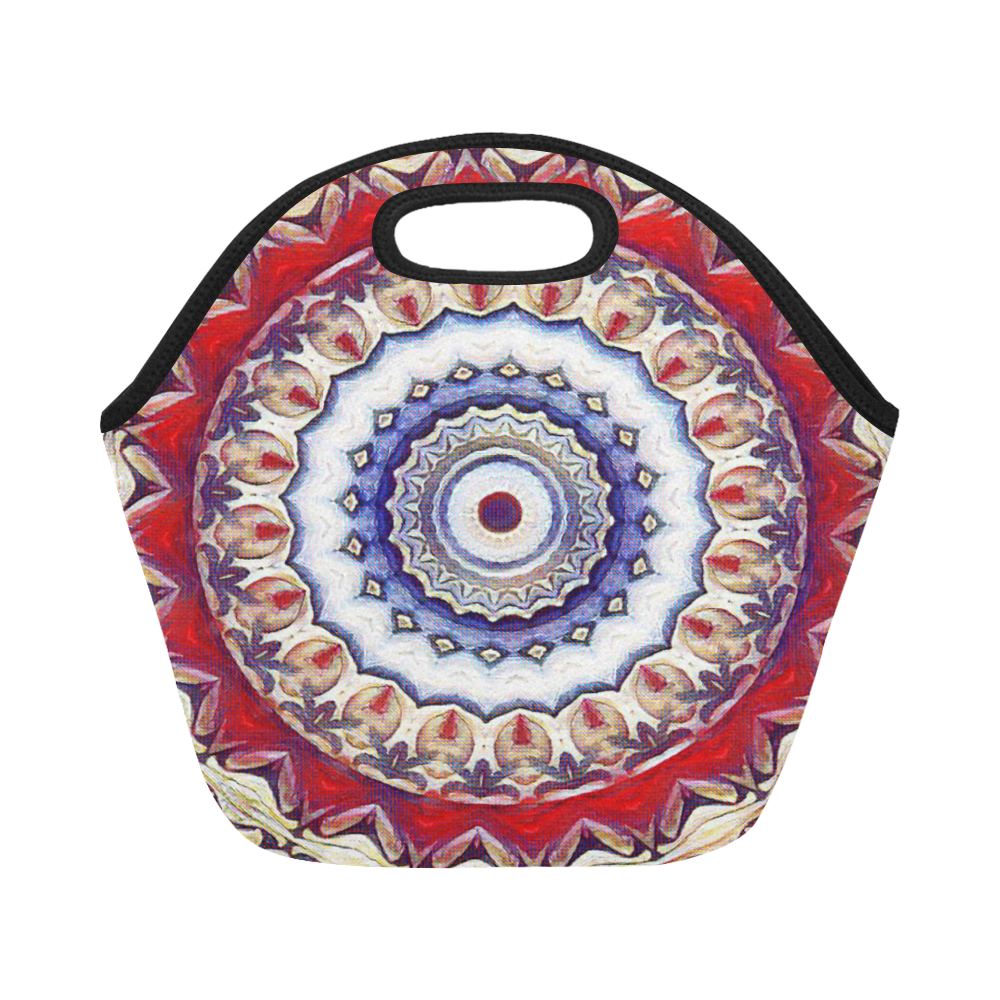 X-Mas Romantic Mandala Neoprene Lunch Bag/Small (Model 1669)