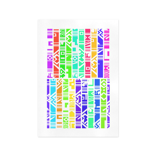 Colorful stripes Art Print 13‘’x19‘’