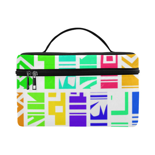 Colorful stripes Lunch Bag/Large (Model 1658)