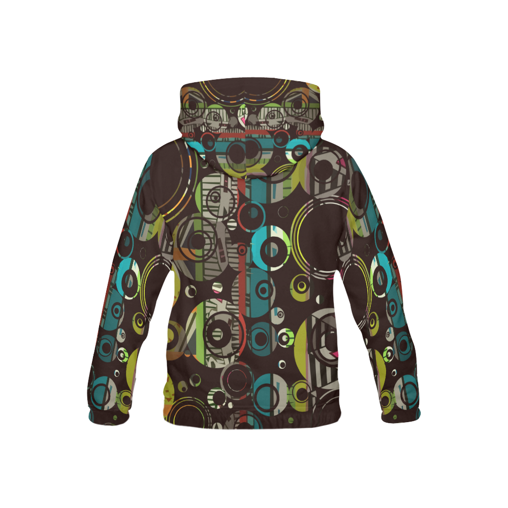 Circles texture All Over Print Hoodie for Kid (USA Size) (Model H13)