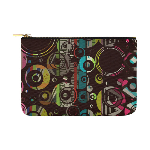 Circles texture Carry-All Pouch 12.5''x8.5''