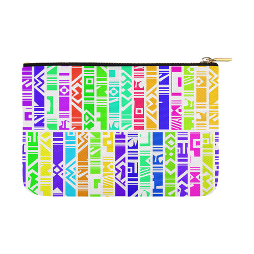Colorful stripes Carry-All Pouch 12.5''x8.5''