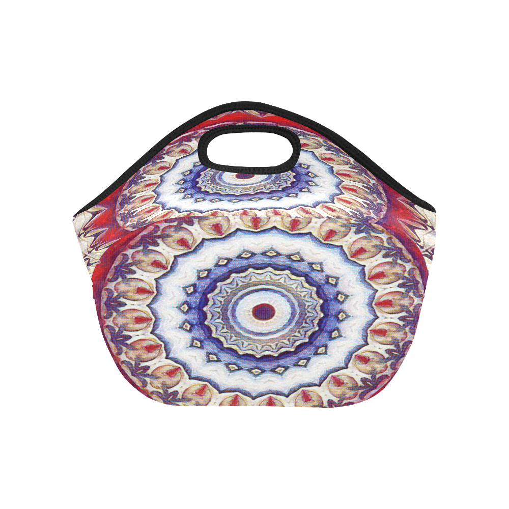 X-Mas Romantic Mandala Neoprene Lunch Bag/Small (Model 1669)