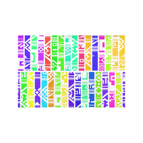 Colorful stripes Placemat 12’’ x 18’’ (Set of 4)