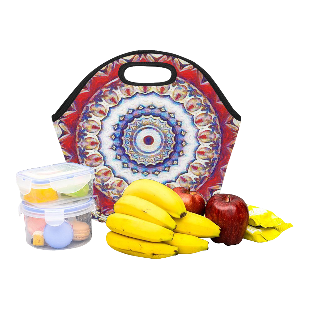 X-Mas Romantic Mandala Neoprene Lunch Bag/Small (Model 1669)