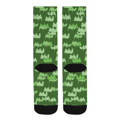 camelflage green Trouser Socks