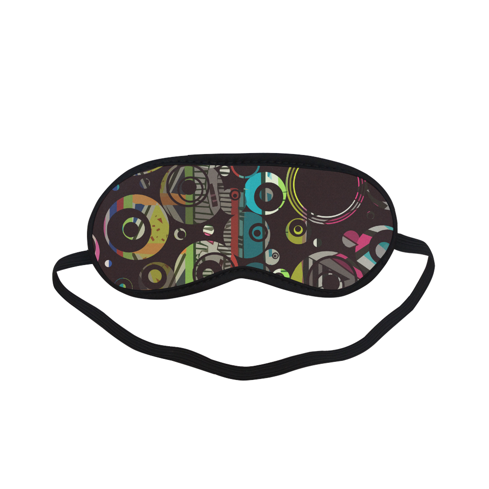 Circles texture Sleeping Mask