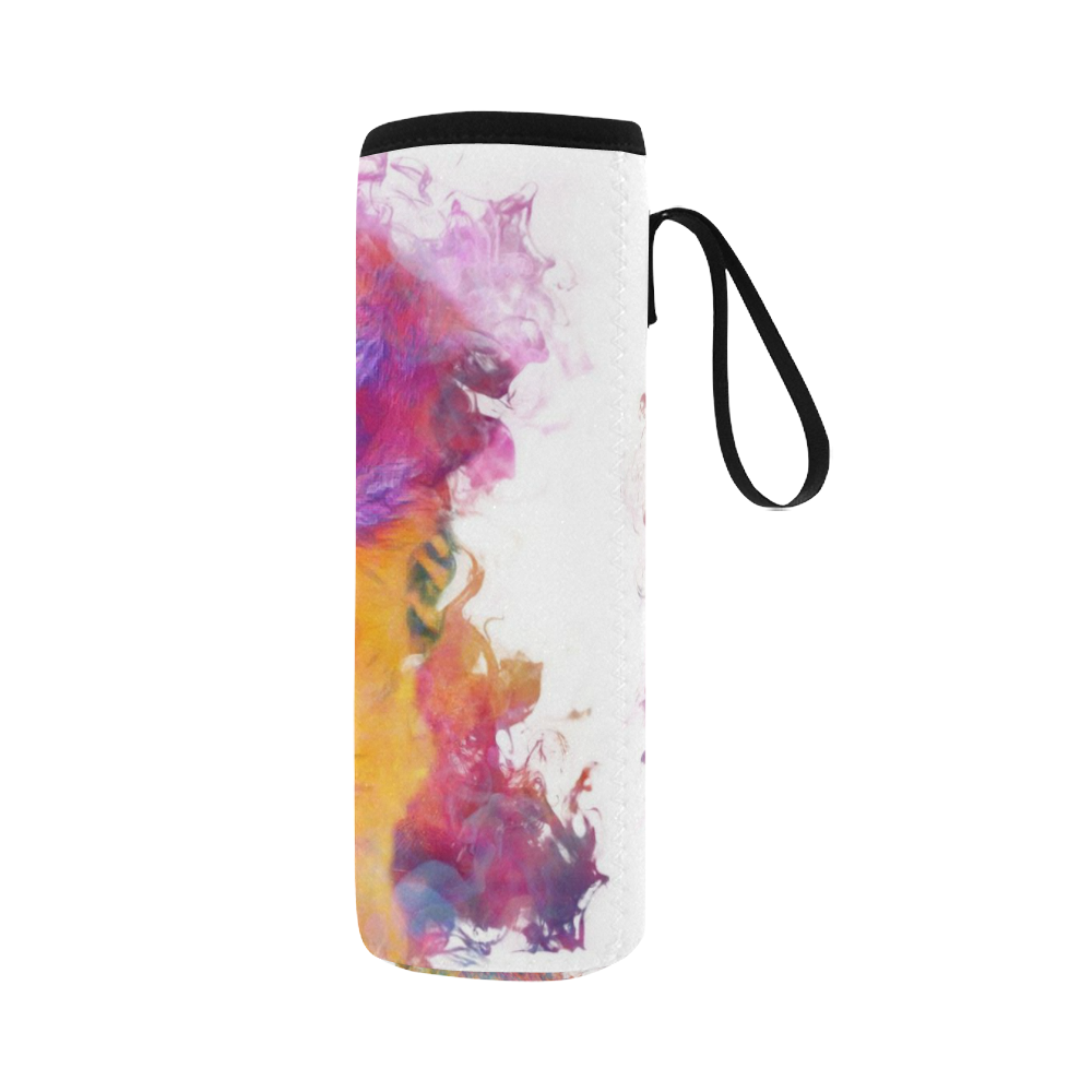 Painterly Animal - Meerkat by JamColors Neoprene Water Bottle Pouch/Large
