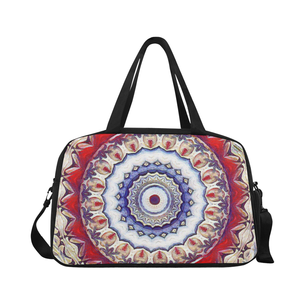 X-Mas Romantic Mandala Fitness Handbag (Model 1671)