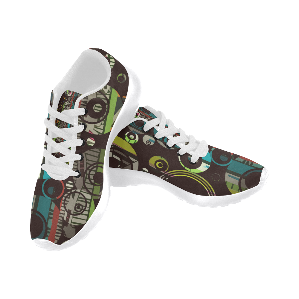 Circles texture Men’s Running Shoes (Model 020)