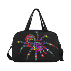 Rainbow halloween spider Fitness Handbag (Model 1671)