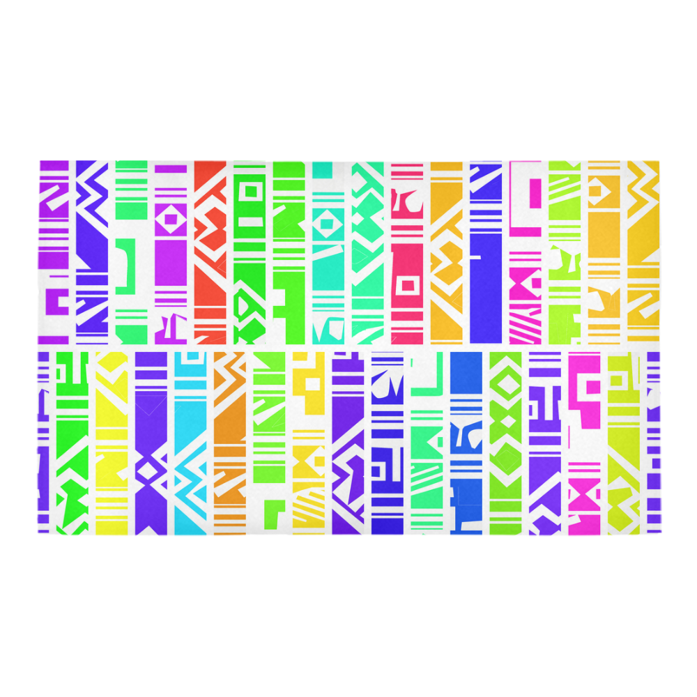 Colorful stripes Azalea Doormat 30" x 18" (Sponge Material)