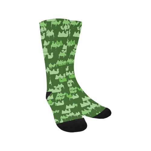 camelflage green Trouser Socks