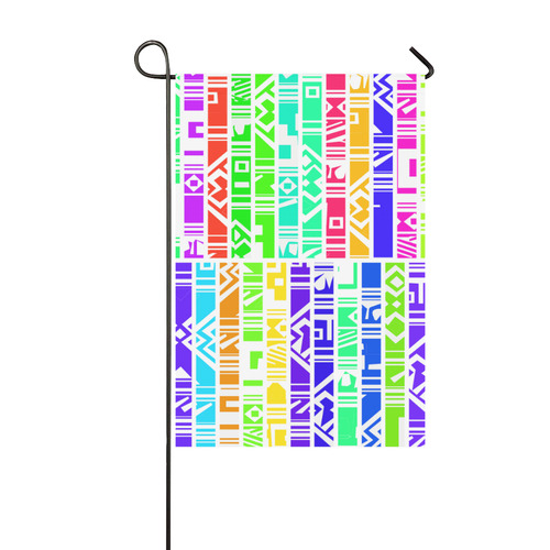 Colorful stripes Garden Flag 12‘’x18‘’（Without Flagpole）