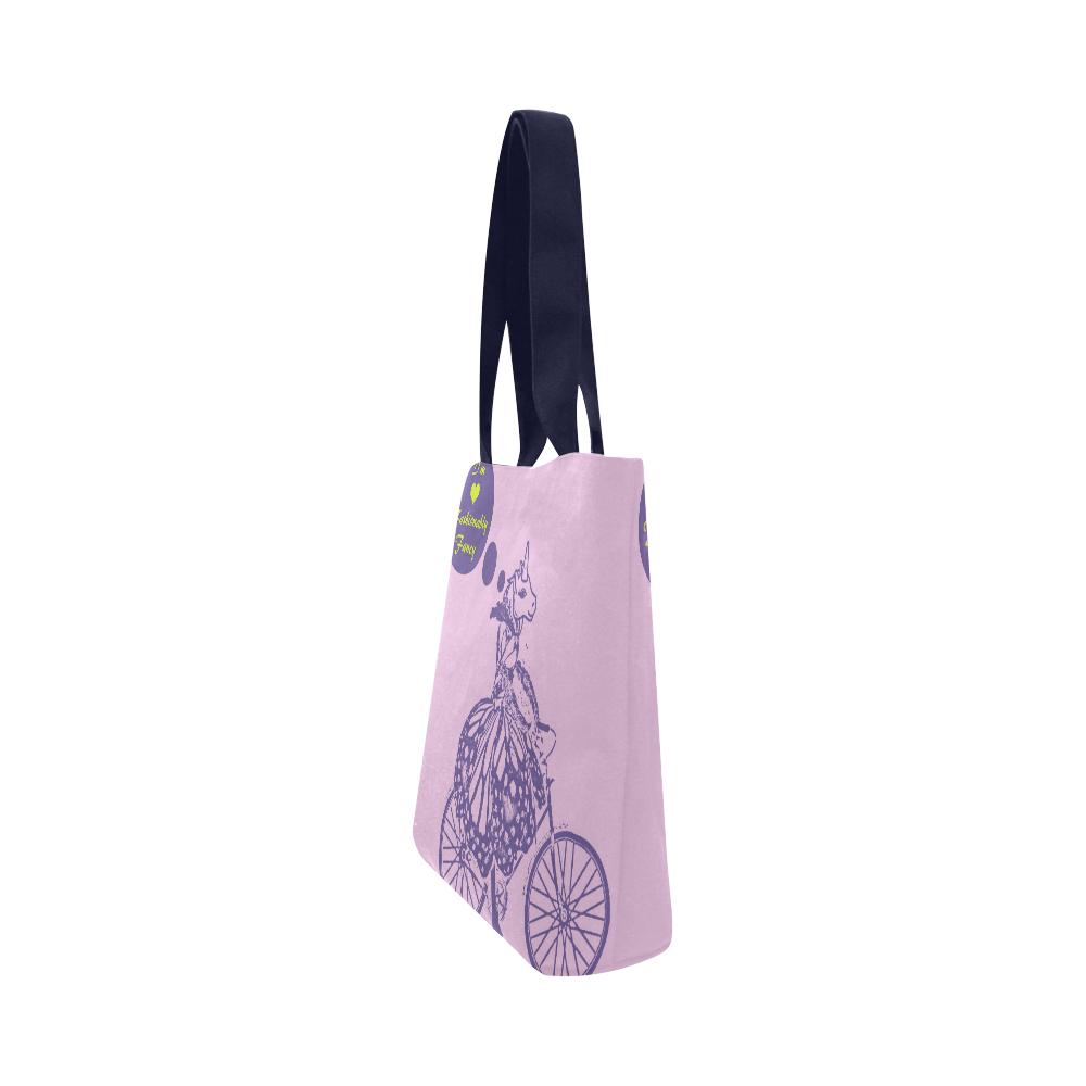 Tropical Violet Magical Ride Canvas Tote Bag (Model 1657)