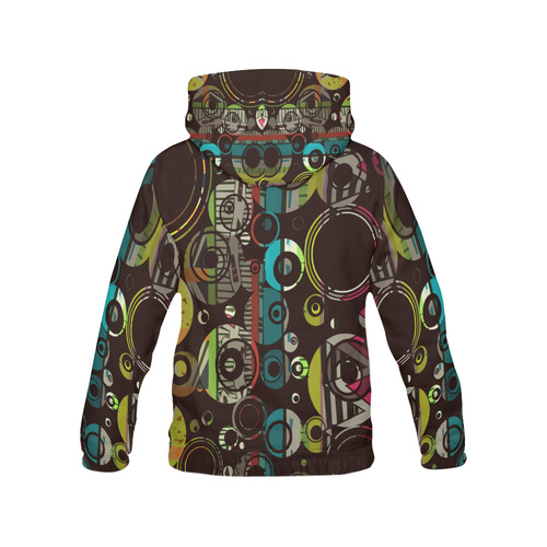 Circles texture All Over Print Hoodie for Men (USA Size) (Model H13)