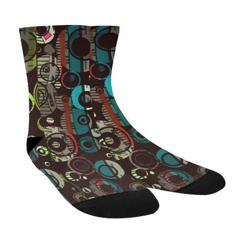 Circles texture Crew Socks