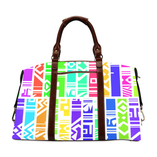 Colorful stripes Classic Travel Bag (Model 1643) Remake