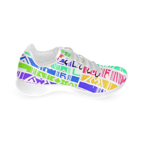 Colorful stripes Men’s Running Shoes (Model 020)