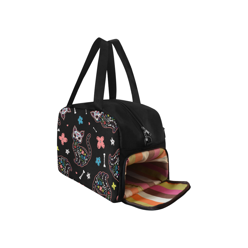 Dia de lo Gatos Fitness Handbag (Model 1671)