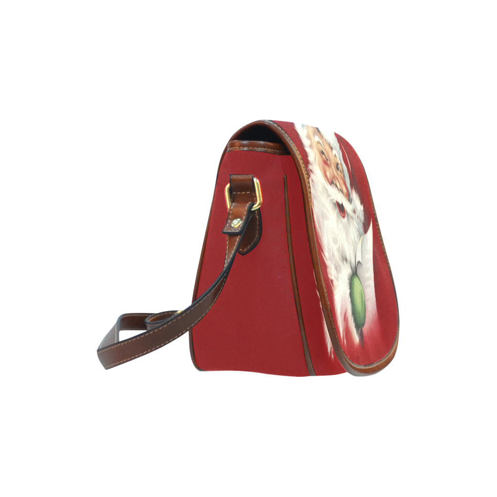 A beautiful vintage santa claus Saddle Bag/Large (Model 1649)