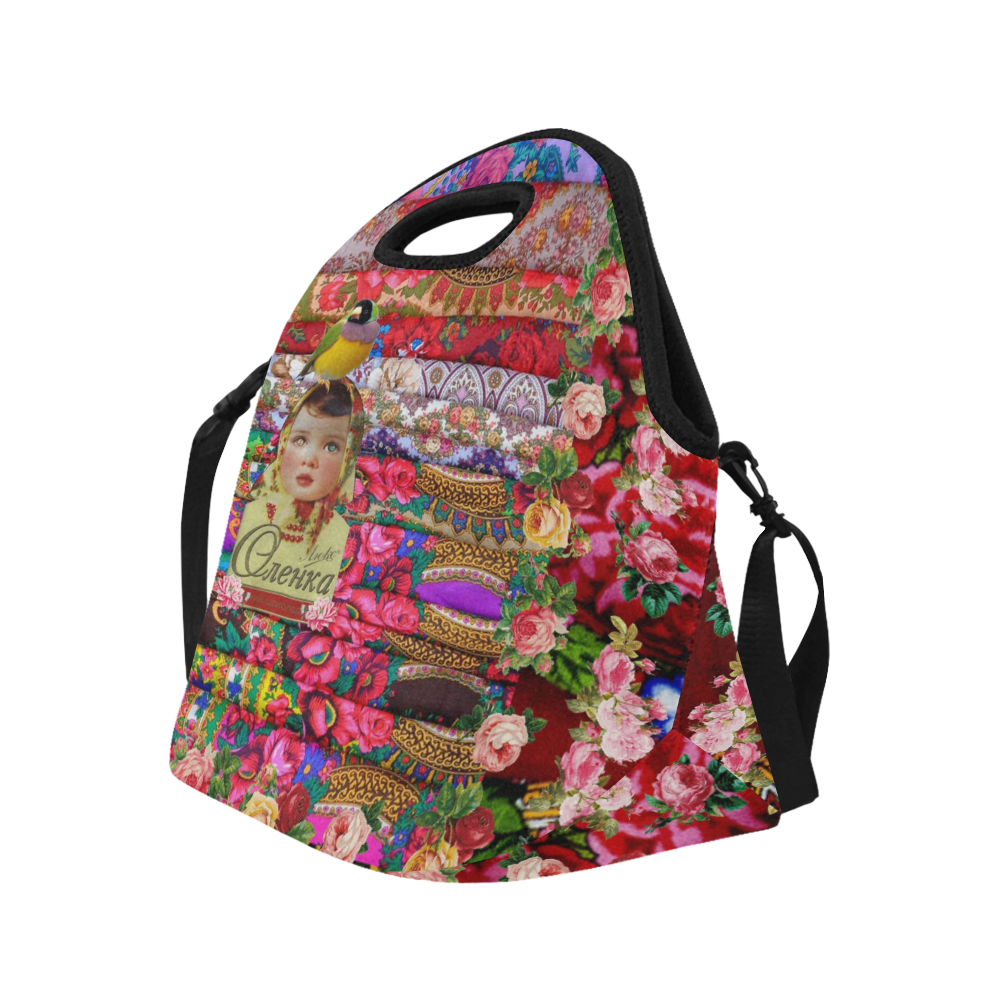 Flower Child Neoprene Lunch Bag/Large (Model 1669)