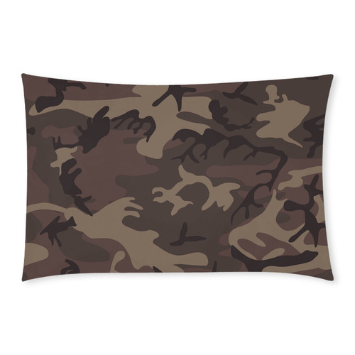 Camo Red Brown 3-Piece Bedding Set