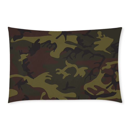 Camo Green Brown 3-Piece Bedding Set