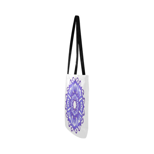Floral violet mandala. Reusable Shopping Bag Model 1660 (Two sides)