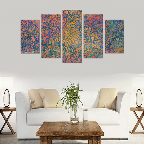 mandala magic art Canvas Print Sets A (No Frame)