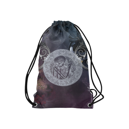 Amazing skeleton Small Drawstring Bag Model 1604 (Twin Sides) 11"(W) * 17.7"(H)