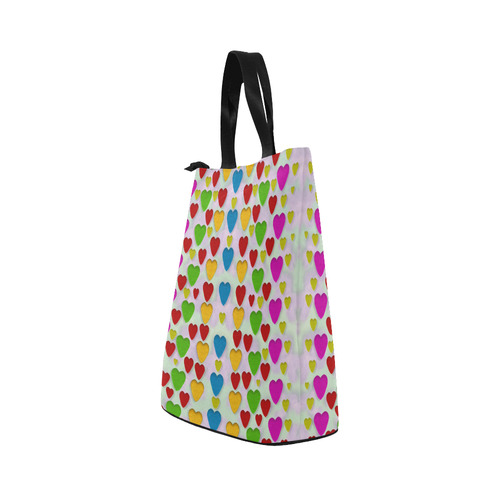 So sweet and hearty as love can be Nylon Lunch Tote Bag (Model 1670)