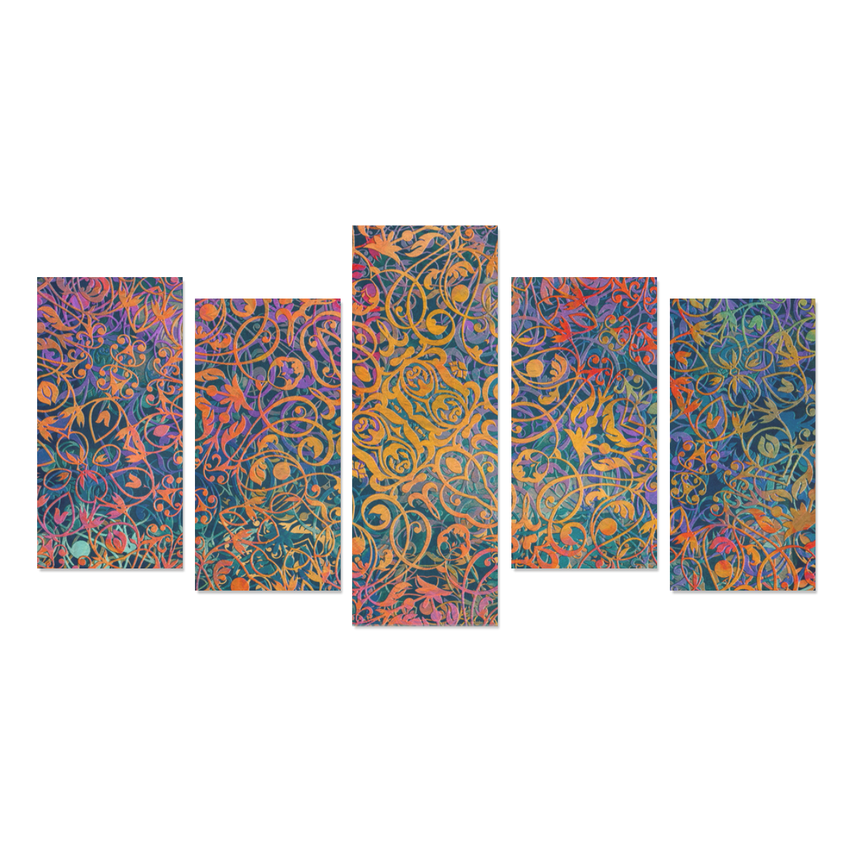 mandala magic art Canvas Print Sets E (No Frame)