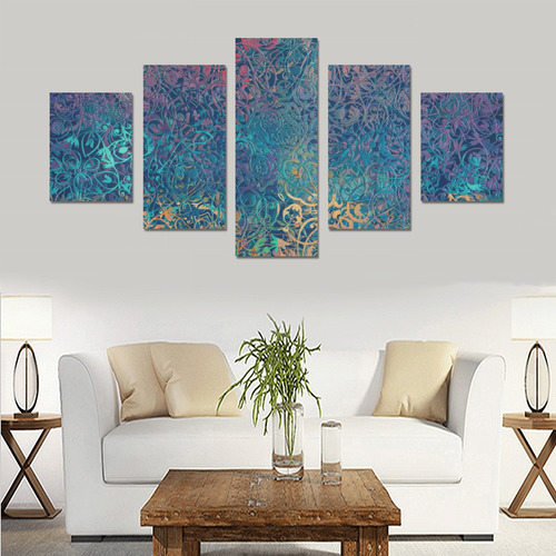 mandala magic art Canvas Print Sets B (No Frame)