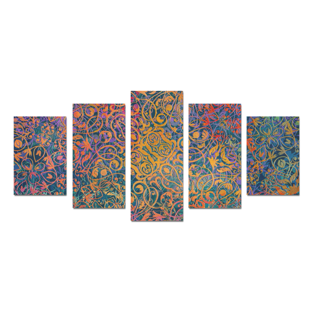 mandala magic art Canvas Print Sets D (No Frame)