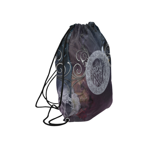 Amazing skeleton Large Drawstring Bag Model 1604 (Twin Sides)  16.5"(W) * 19.3"(H)