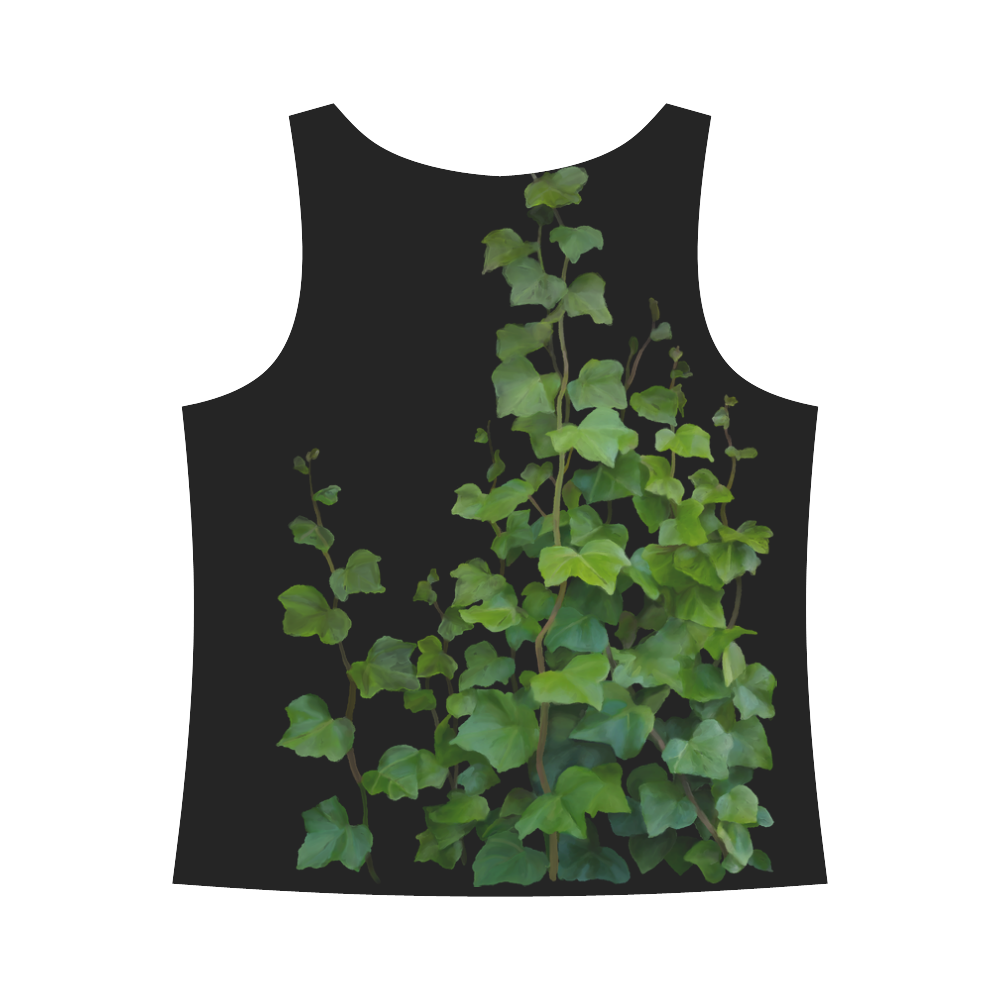 Vines, climbing plant watercolor All Over Print Tank Top for Women (Model T43)