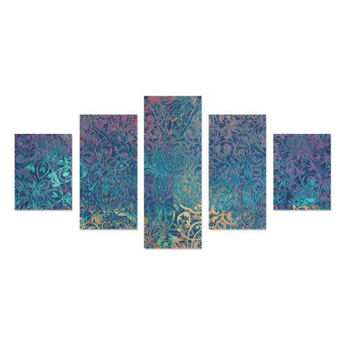 mandala magic art Canvas Print Sets B (No Frame)