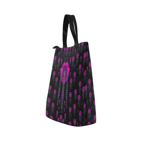 Jungle Flowers Nylon Lunch Tote Bag (Model 1670)