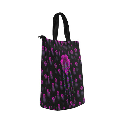 Jungle Flowers Nylon Lunch Tote Bag (Model 1670)