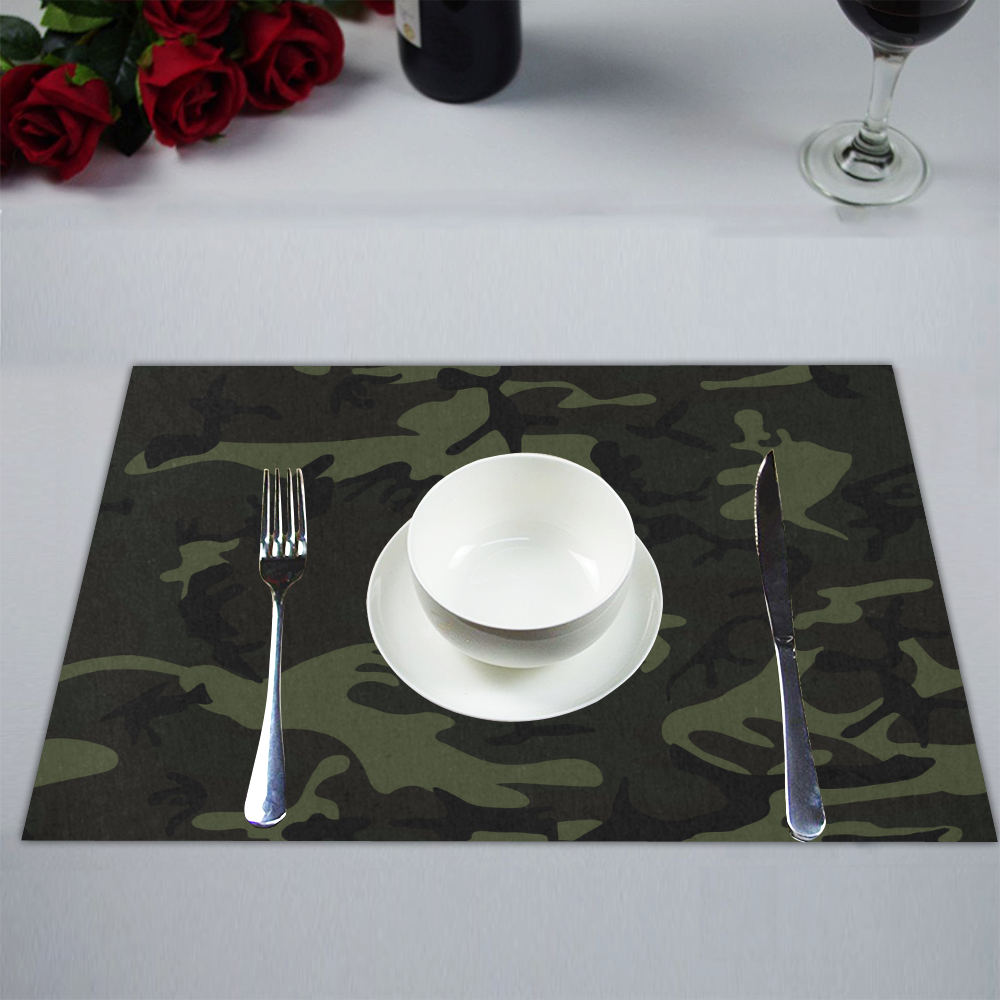 Camo Green Placemat 14’’ x 19’’