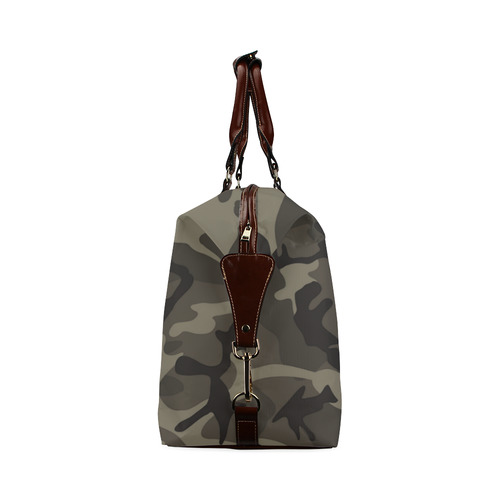 Camo Grey Classic Travel Bag (Model 1643) Remake